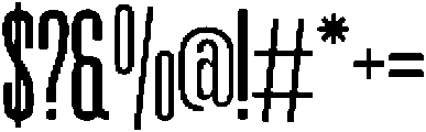 TRT Noire Authentic  Extra Light otf (200) Font OTHER CHARS