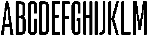 TRT Noire Authentic  Extra Light otf (200) Font UPPERCASE