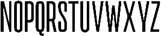 TRT Noire Authentic  Extra Light otf (200) Font UPPERCASE