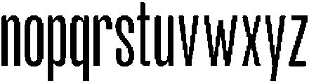 TRT Noire Authentic  Extra Light otf (200) Font LOWERCASE