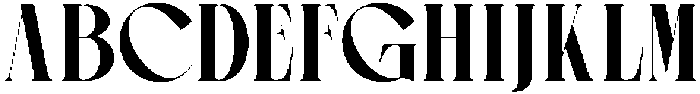 TRT Pachel Bold otf (700) Font UPPERCASE