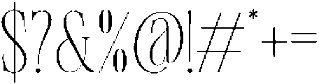 TRT Pachel Thin otf (100) Font OTHER CHARS