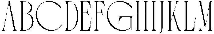 TRT Pachel Thin otf (100) Font UPPERCASE