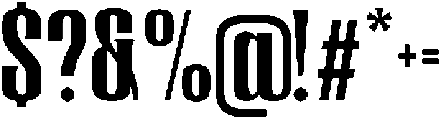 TRT REGARD Bold otf (700) Font OTHER CHARS