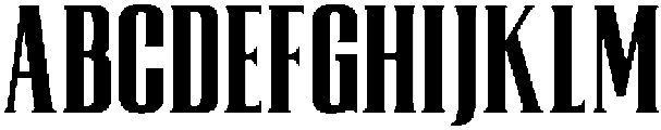 TRT REGARD Bold otf (700) Font UPPERCASE