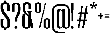 TRT REGARD Regular otf (400) Font OTHER CHARS