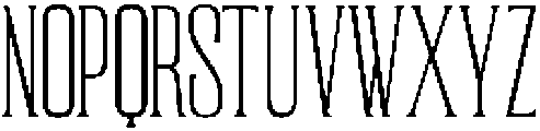 TRT REGARD Thin otf (100) Font UPPERCASE