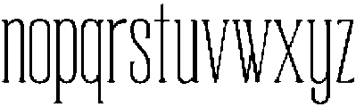 TRT REGARD Thin otf (100) Font LOWERCASE