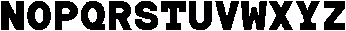TRT Terminal Mono Extra Bold otf (700) Font UPPERCASE
