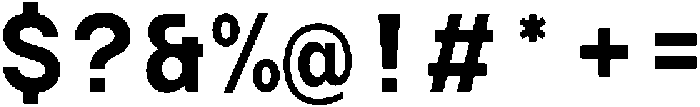TRT Terminal Mono Semi Bold otf (600) Font OTHER CHARS
