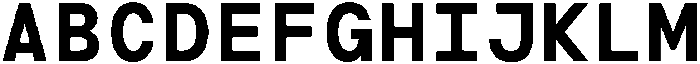 TRT Terminal Mono Semi Bold otf (600) Font UPPERCASE