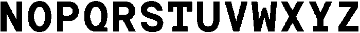 TRT Terminal Mono Semi Bold otf (600) Font UPPERCASE