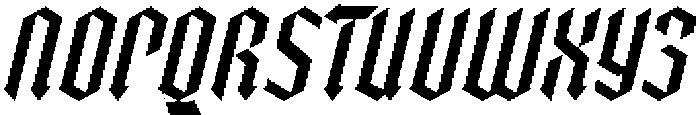 Trackero Italic Italic otf (400) Font UPPERCASE