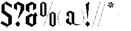 Trackero otf (400) Font OTHER CHARS