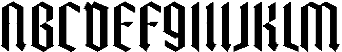 Trackero otf (400) Font UPPERCASE
