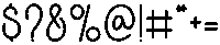 Tracking Regular otf (400) Font OTHER CHARS