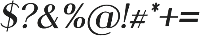 Tradehouse Sans Thin Italic otf (100) Font OTHER CHARS