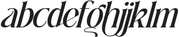 Traditional Aesthetic Italic otf (400) FONT