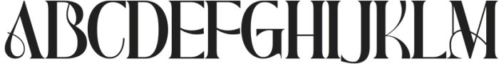 Traditional Aesthetic Regular otf (400) Font UPPERCASE