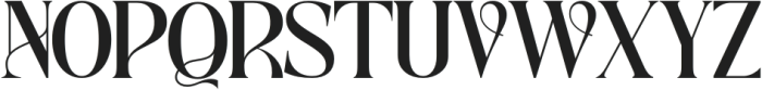 Traditional Aesthetic Regular otf (400) Font UPPERCASE