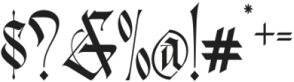 Traditional Preparation Light otf (300) Font OTHER CHARS