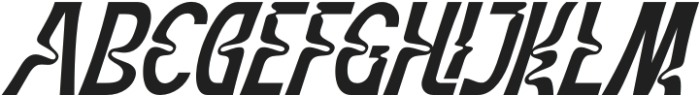 Traditions Condensed Regular Italic otf (400) Font UPPERCASE