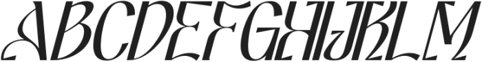 Traditions Foundation Bold Italic otf (700) Font UPPERCASE