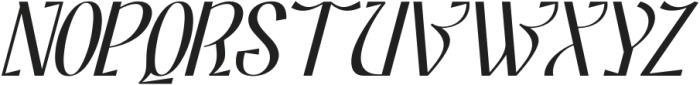 Traditions Foundation Bold Italic otf (700) Font UPPERCASE