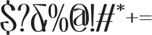 Traditions Foundation Bold otf (700) Font OTHER CHARS