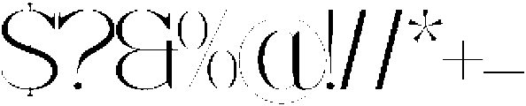 Trailogen otf (400) Font OTHER CHARS