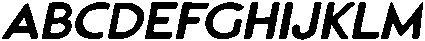Trait Seul Italic otf (400) Font UPPERCASE