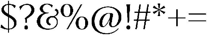 Trancoso Sans Light otf (300) Font OTHER CHARS