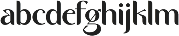 Trangher otf (400) Font LOWERCASE