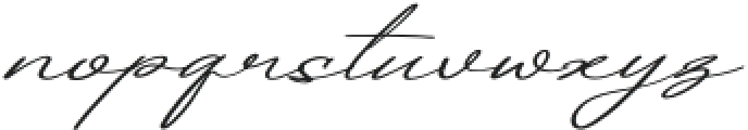 Tranquil Euphoric Script Italic otf (400) Font LOWERCASE