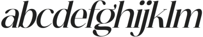 Tranquil Euphoric Serif Italic otf (400) Font LOWERCASE