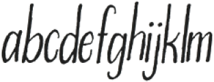 Tranquila Scratch Italic otf (400) FONT