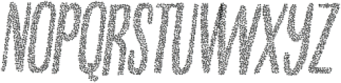 Tranquila Stipple Italic otf (400) Font UPPERCASE