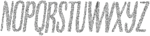 Tranquila Stipple Rough Italic otf (400) Font UPPERCASE
