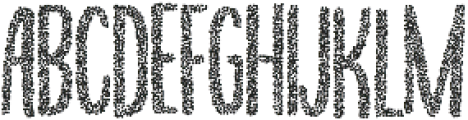 Tranquila Stipple Rough otf (400) Font UPPERCASE