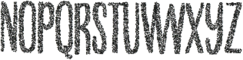 Tranquila Stipple otf (400) Font UPPERCASE