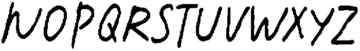 Tranquilly Bold otf (700) Font UPPERCASE