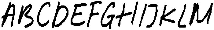Tranquilly One Bold otf (700) Font UPPERCASE