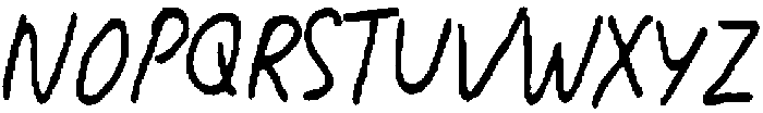 Tranquilly One Bold otf (700) Font UPPERCASE