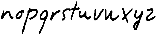 Tranquilly One Bold otf (700) Font LOWERCASE