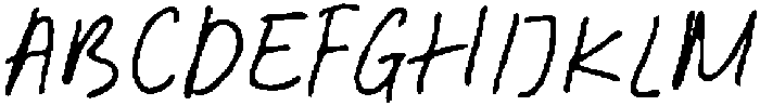 Tranquilly One otf (400) Font UPPERCASE