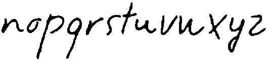 Tranquilly One otf (400) Font LOWERCASE