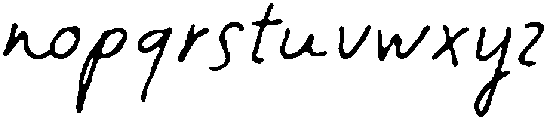Tranquilly Regular otf (400) Font LOWERCASE