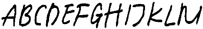 Tranquilly Two Bold otf (700) Font UPPERCASE