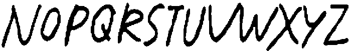 Tranquilly Two Bold otf (700) Font UPPERCASE