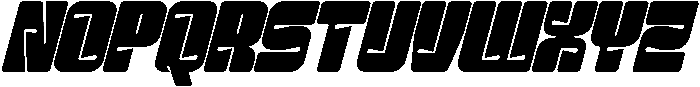 Transition Distance Regular Italic otf (400) Font UPPERCASE